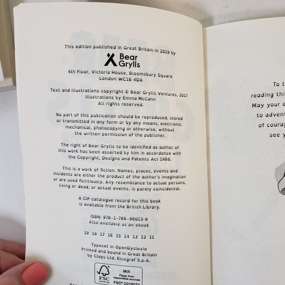 Lot of 4 Bear Grylls Adventures Paperback Children's Blizzard Desert Sea Jungle - Picture 9 of 12